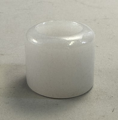 Lot 505 - □ A CHINESE WHITE JADE ARCHERS RING, QING DYNASTY, 19TH CENTURY