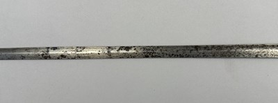 Lot 572 - □ A SILVER-HILTED SMALL-SWORD, LONDON, 1761, MARK OF WILLIAM KINMAN