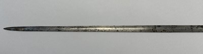 Lot 572 - □ A SILVER-HILTED SMALL-SWORD, LONDON, 1761, MARK OF WILLIAM KINMAN