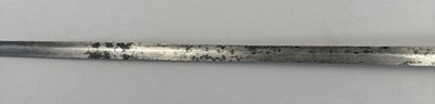 Lot 572 - □ A SILVER-HILTED SMALL-SWORD, LONDON, 1761, MARK OF WILLIAM KINMAN