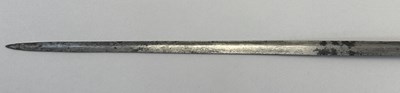 Lot 572 - □ A SILVER-HILTED SMALL-SWORD, LONDON, 1761, MARK OF WILLIAM KINMAN