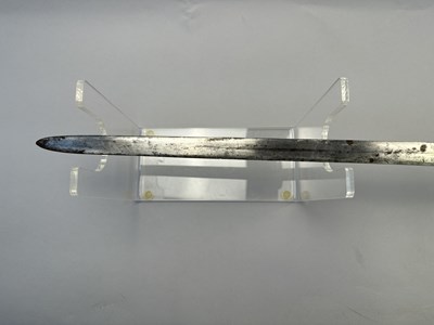 Lot 569 - A COMPOSITE TRANSITIONAL DISH-HILT RAPIER, LATE 17TH CENTURY