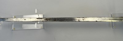 Lot 569 - A COMPOSITE TRANSITIONAL DISH-HILT RAPIER, LATE 17TH CENTURY