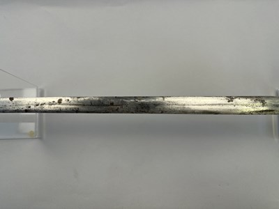 Lot 569 - A COMPOSITE TRANSITIONAL DISH-HILT RAPIER, LATE 17TH CENTURY