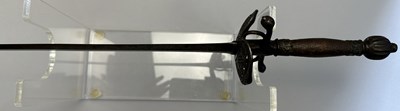 Lot 570 - A COMPOSITE TRANSITIONAL SMALLSWORD, LATE 17TH CENTURY