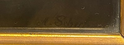 Lot 3 - A BERLIN (KPM) PORCELAIN PLAQUE OF 'DIE FALSCHSPIELER', 1903
