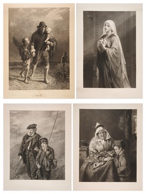 Lot 471 - AFTER JOZEF ISRAELS (DUTCH 1824-1911) AND VARIOUS ARTISTS