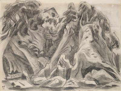 Lot 56 - HANS FEIBUSCH (GERMAN-BRITISH 1898-1998)
