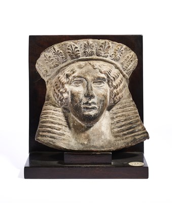 Lot 8 - A TERRACOTTA PROTOME, GREECE, 5TH-4TH CENTURY B.C.