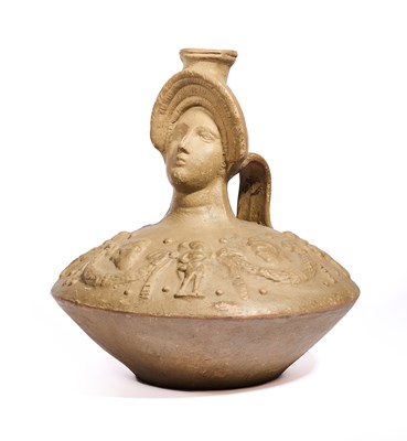 Lot 13 - A ROMAN POTTERY LAGYNOS, 2ND/3RD CENTURY A.D.