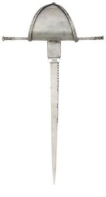 Lot 126 - A SPANISH LEFT-HAND DAGGER, LATE 17TH CENTURY