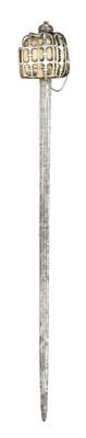 Lot 125 - A HIGHLAND BASKET-HILTED BACKSWORD, SECOND HALF OF THE 18TH CENTURY