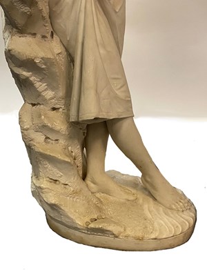 Lot 27 - CESARE LAPINI (1848-1893): 'COM'È FREDDA'