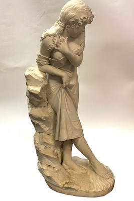 Lot 27 - CESARE LAPINI (1848-1893): 'COM'È FREDDA'