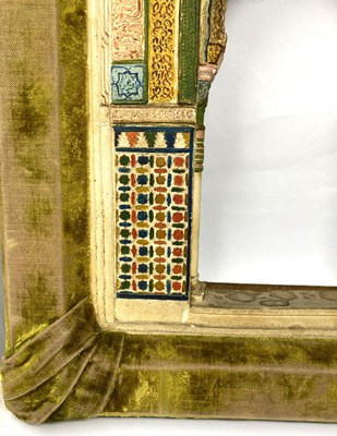 Lot 21 - A SPANISH ARCHITECTURAL MODEL OF AN ARCH IN THE ALHAMBRA, GRANADA, LATE 19TH / EARLY 20TH CENTURY