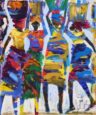 Lot 514 - LARRY OTOO (GHANAIAN B.1956)