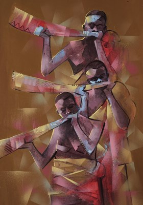 Lot 516 - ROBERT ARYEETEY (GHANAIAN B.1969)