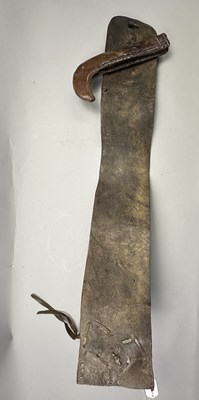 Lot 105 - A NORTH AFRICAN DAGGER (BEDJA), SUDAN, LATE 19TH CENTURY, WITH INSCRIPTION TO TEL-EL-KEBIR