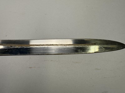 Lot 96 - AN INDIAN DECORATED SWORD WITH BLADE BY WILKINSON, PALL MALL, LONDON, NO. 9240 FOR 1858