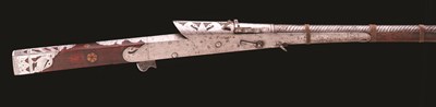 Lot 40 - AN INDIAN MATCHLOCK MUSKET