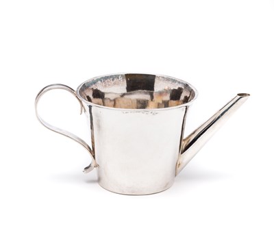 Lot 399 - A GEORGE II SILVER SPOUT CUP^ JAMES GOODWIN^...