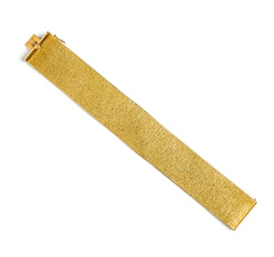Lot 430 - TEXTURED WIDE BRACELET^ SPANISH^...