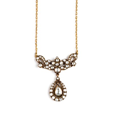 Lot 432 - DIAMOND NECKLACE^ EARLY 20TH CENTURY¦the...