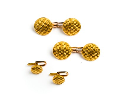 Lot 461 - GOLD DRESS SET^ AUSTRIAN^ CIRCA...