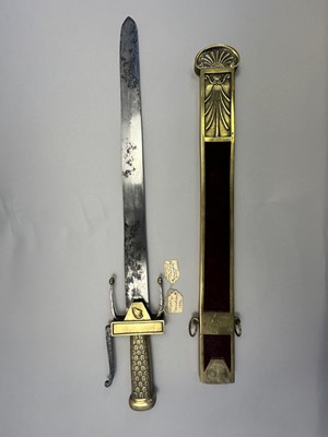 Lot 253 - A RARE FRENCH GLAIVE FOR THE ECOLE DE MARS, CIRCA 1794