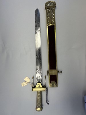 Lot 253 - A RARE FRENCH GLAIVE FOR THE ECOLE DE MARS, CIRCA 1794