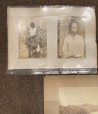Lot 523 - A MISCELLANEOUS COLLECTION OF PHOTOGRAPHS OF COLONIAL CEYLON (SRI LANKA), MOSTLY 19TH CENTURY