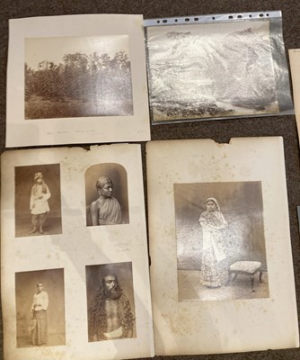 Lot 523 - A MISCELLANEOUS COLLECTION OF PHOTOGRAPHS OF COLONIAL CEYLON (SRI LANKA), MOSTLY 19TH CENTURY