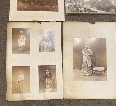 Lot 523 - A MISCELLANEOUS COLLECTION OF PHOTOGRAPHS OF COLONIAL CEYLON (SRI LANKA), MOSTLY 19TH CENTURY