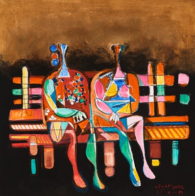 Lot 74 - AMER AL OBAIDI (IRAQI B.1943)