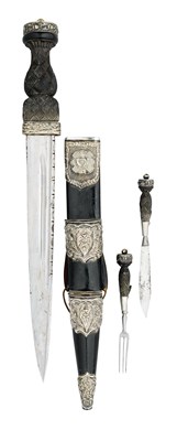 Lot 470 - A POST 1902 DIRK FOR THE HIGHLAND LIGHT INFANTRY, HENDERSON, GLASGOW