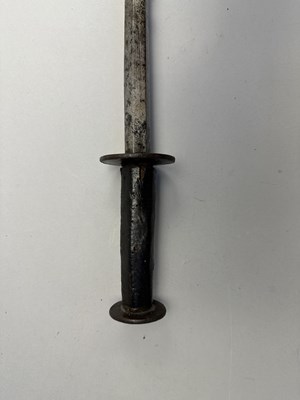 Lot 129 - A RARE GERMAN GOTHIC STEEL MACE, LAST QUARTER OF THE 15TH CENTURY