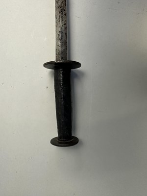 Lot 129 - A RARE GERMAN GOTHIC STEEL MACE, LAST QUARTER OF THE 15TH CENTURY