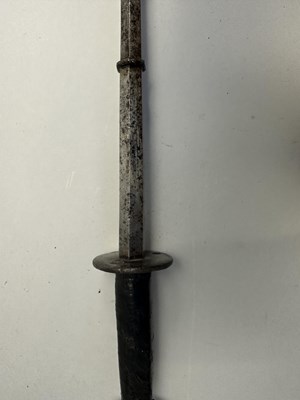 Lot 129 - A RARE GERMAN GOTHIC STEEL MACE, LAST QUARTER OF THE 15TH CENTURY