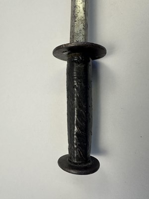 Lot 129 - A RARE GERMAN GOTHIC STEEL MACE, LAST QUARTER OF THE 15TH CENTURY
