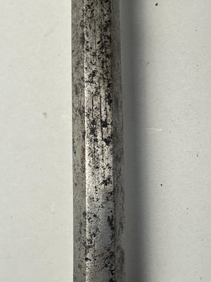 Lot 129 - A RARE GERMAN GOTHIC STEEL MACE, LAST QUARTER OF THE 15TH CENTURY