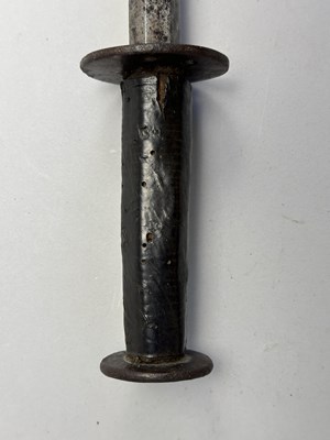 Lot 129 - A RARE GERMAN GOTHIC STEEL MACE, LAST QUARTER OF THE 15TH CENTURY