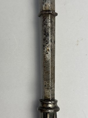 Lot 129 - A RARE GERMAN GOTHIC STEEL MACE, LAST QUARTER OF THE 15TH CENTURY