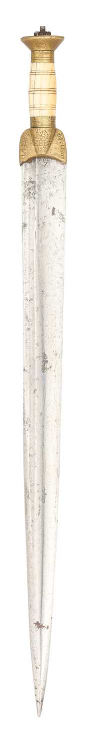 Lot 128 - A VERY RARE HIGHLAND DIRK, DATED 1663