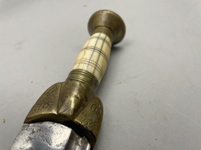 Lot 128 - A VERY RARE HIGHLAND DIRK, DATED 1663
