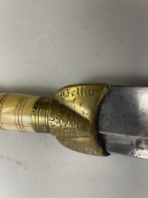 Lot 128 - A VERY RARE HIGHLAND DIRK, DATED 1663