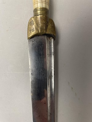 Lot 128 - A VERY RARE HIGHLAND DIRK, DATED 1663