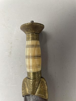 Lot 128 - A VERY RARE HIGHLAND DIRK, DATED 1663