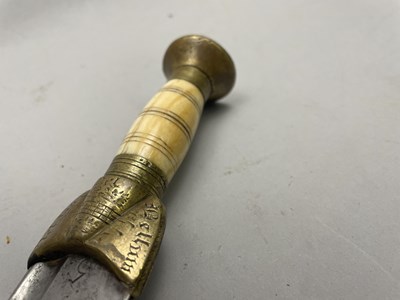 Lot 128 - A VERY RARE HIGHLAND DIRK, DATED 1663
