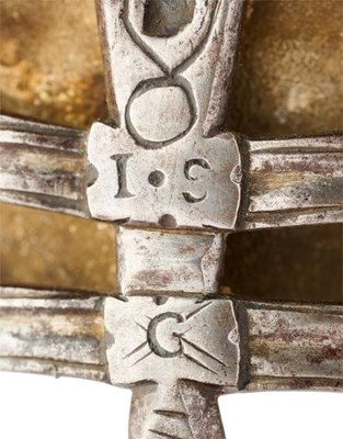 Lot 123 - A FINE AND RARE SCOTTISH BROADSWORD WITH SIGNED BASKET-HILT BY JOHN SIMPSON, GLASGOW, CIRCA 1700-10