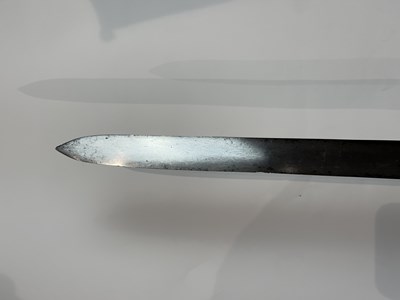 Lot 123 - A FINE AND RARE SCOTTISH BROADSWORD WITH SIGNED BASKET-HILT BY JOHN SIMPSON, GLASGOW, CIRCA 1700-10